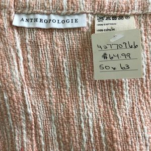 Anthropologie 100% Cotton curtain panel